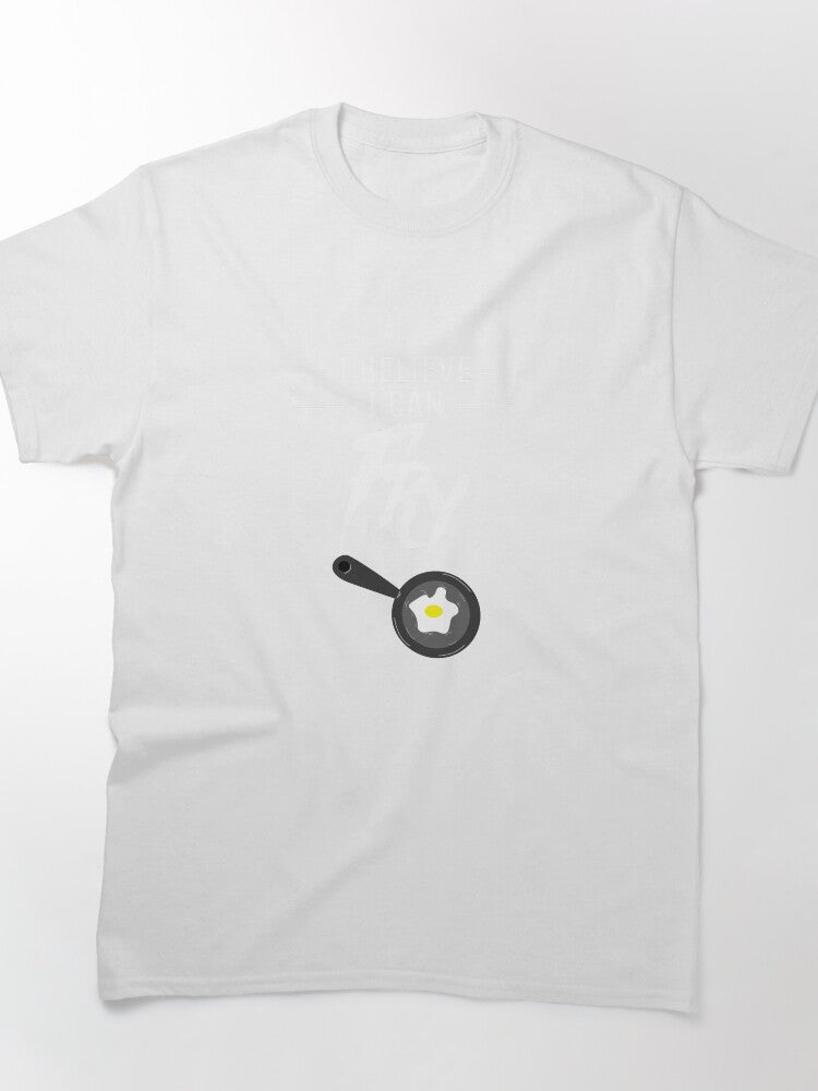 Funny Frying Pan Chef Cooking Artwork Classic T-Shirt