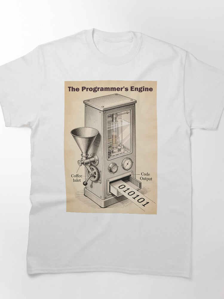 Coffee to Code Converter: The Programmer's Engine Classic T-Shirt