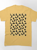 black cat pattern Classic T-Shirt