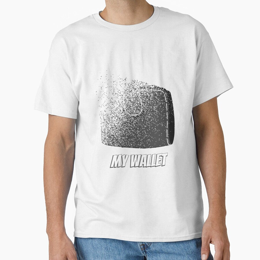 Wallet Disintegration Meme Classic T-Shirt