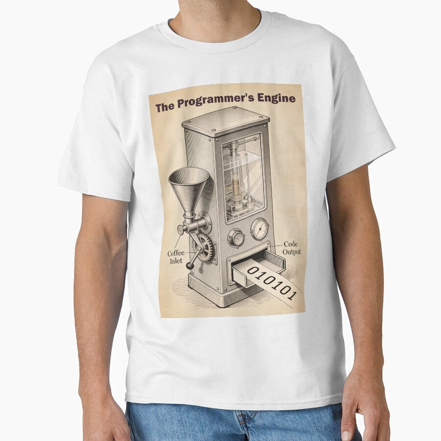 Coffee to Code Converter: The Programmer's Engine Classic T-Shirt